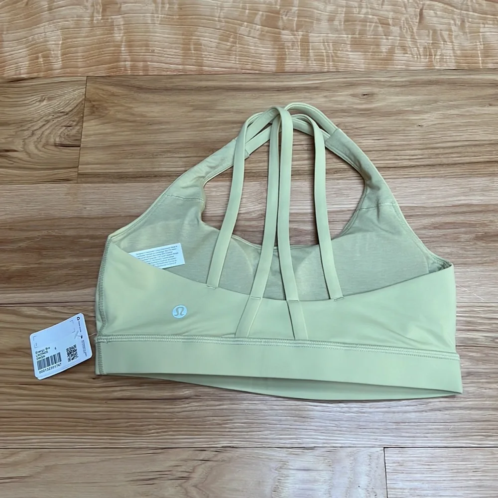 NWT lululemon Dew Green size 6 Energy Bra - Picture 3 of 8
